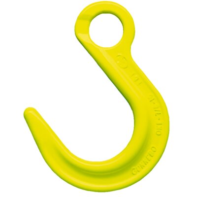 Foundry Hook OKE, a painted hook, quenched and tempered alloy steel grade 10.