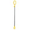 Chain sling 1-leg with safety hook and grab hook, grade 80 