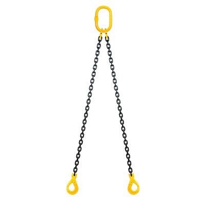 Nostoketjuyhdistelmä 2-haarainen varmuuskoukuilla, luokka 8