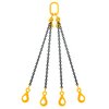 Nostoketjuyhdistelmä 4-haarainen varmuuskoukuilla ja lyhennyskoukuilla, luokka 8