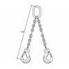2-leg chain sling with latch hooks blueprint