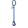 Chain sling 1-leg with latch hook, grade 100
