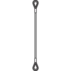 Steel wire rope sling - type 7