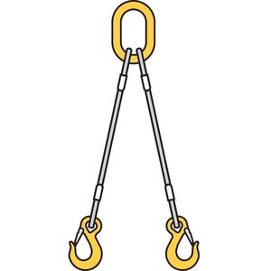 Steel wire rope sling - type 2