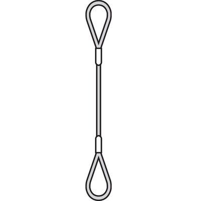 Steel wire rope sling - type 6