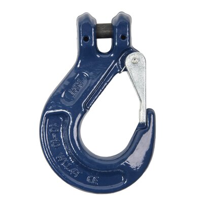 Clevis sling hook with latch , grade 100 