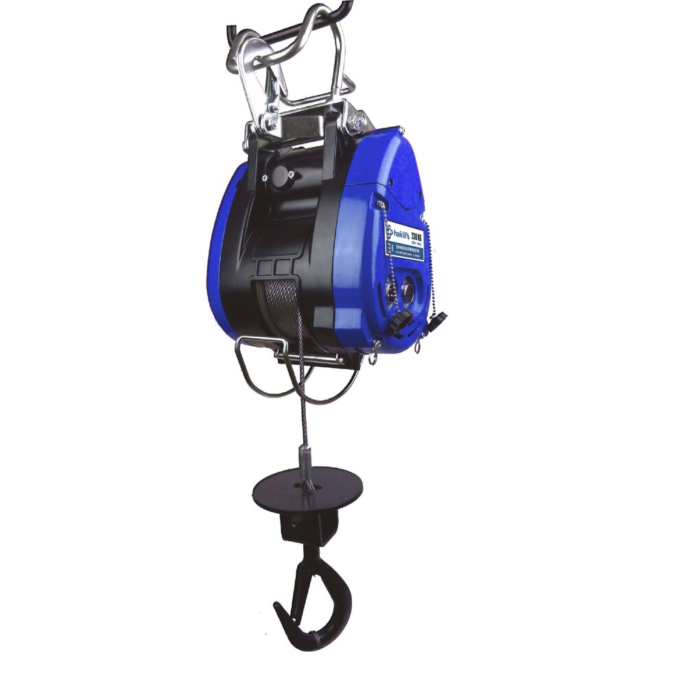Електрическа лебедка със стоманено въже 230 V / 50 hz