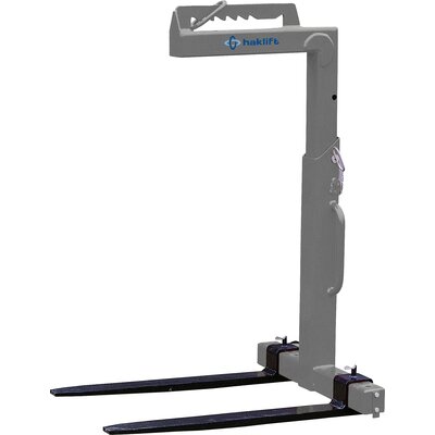 Hot dip galvanized crane forks with manual adjustment and adjustable forks