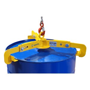 3-point clamp for vertical drum lift