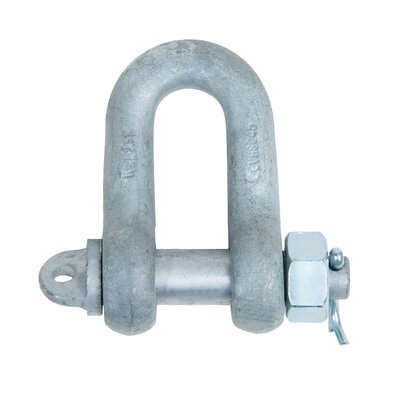 Electro galvanized shackles DIN 82101