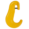 Clevis hooks for long link lashing chains