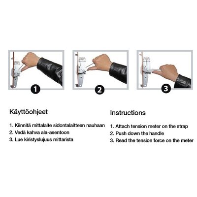 Tension meter for lashing systems