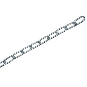 Electro galvanized long link lashing chains, grade 80