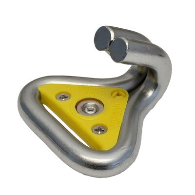 Kaksoislankakoukku integroidulla magneettiosalla