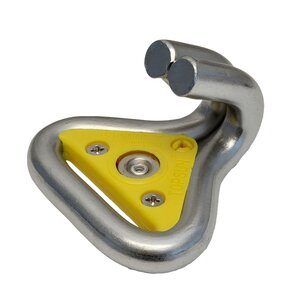 Kaksoislankakoukku integroidulla magneettiosalla