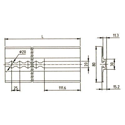 Embedded TDF decking beam