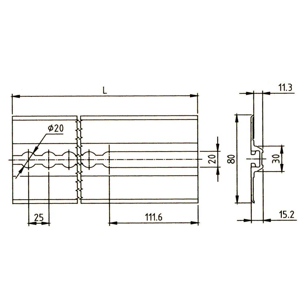 Embedded TDF decking beam
