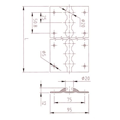 Surface-mounted TD vertical beams