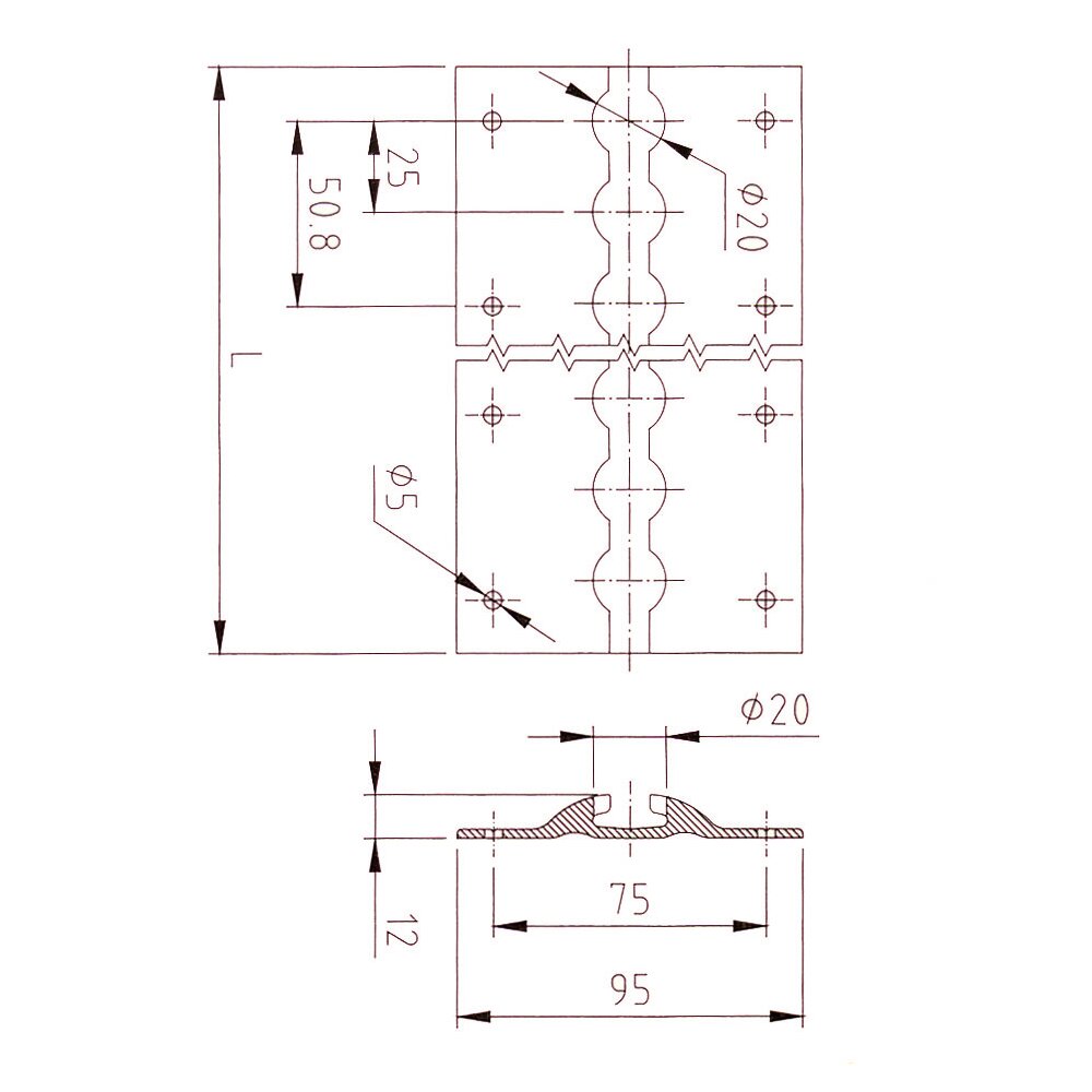 Surface-mounted TD vertical beams