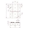 Surface-mounted TD vertical beams