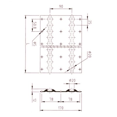 Surface-mounted TD vertical beams