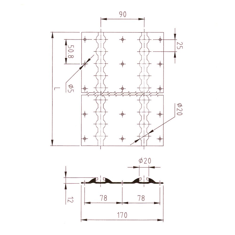 Surface-mounted TD vertical beams