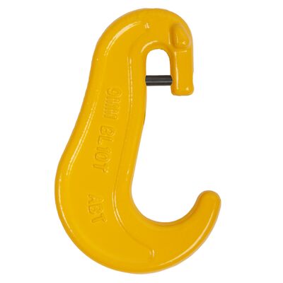 Clevis hooks for long link lashing chains