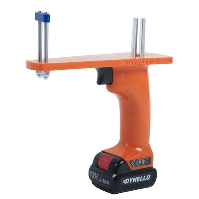Battery operated roller for webbing