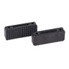 Plastic shields for lashing systems