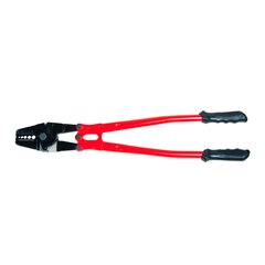 Puristustyökalu vaijerileikkurilla talurit-lukoille 2-5 mm