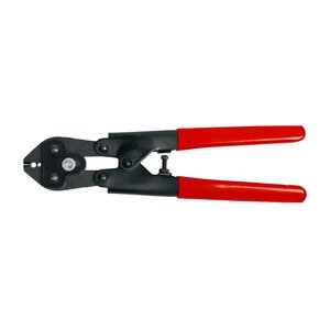 Hand swaging tool with wire cutter for 1-1,5 mm ferrules 