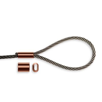 Ferrule press locks, copper