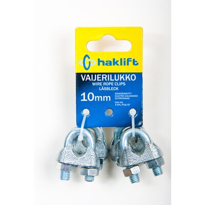 Storage packed wire rope clips