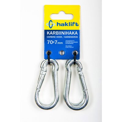 Storage packed carbine hooks