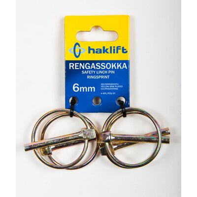 Storage packed safety linch pins