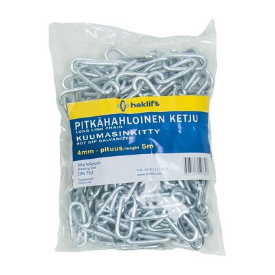 Storage packed hot dip galvanized chains