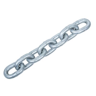 Hot dip galvanized short link chains in a bundle DIN 766