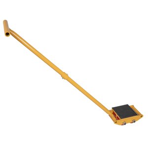 Detachable drawbar for cargo trolleys 