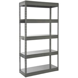 Light duty shelvings with metal shelves