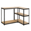 Ниски стелажи за леки товари с рафтове от MDF