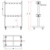 Storage rack for lifting equipment