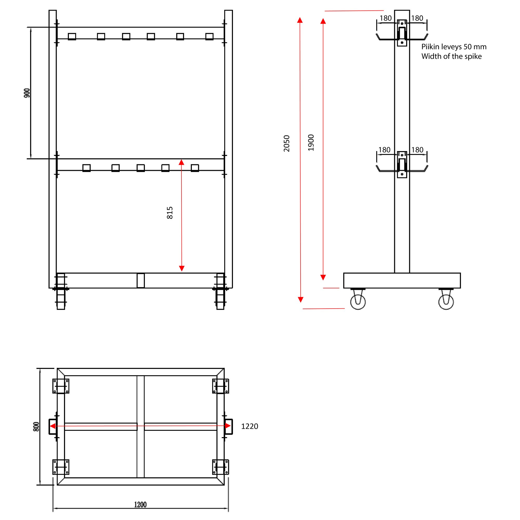Storage rack for lifting equipment | Haklift