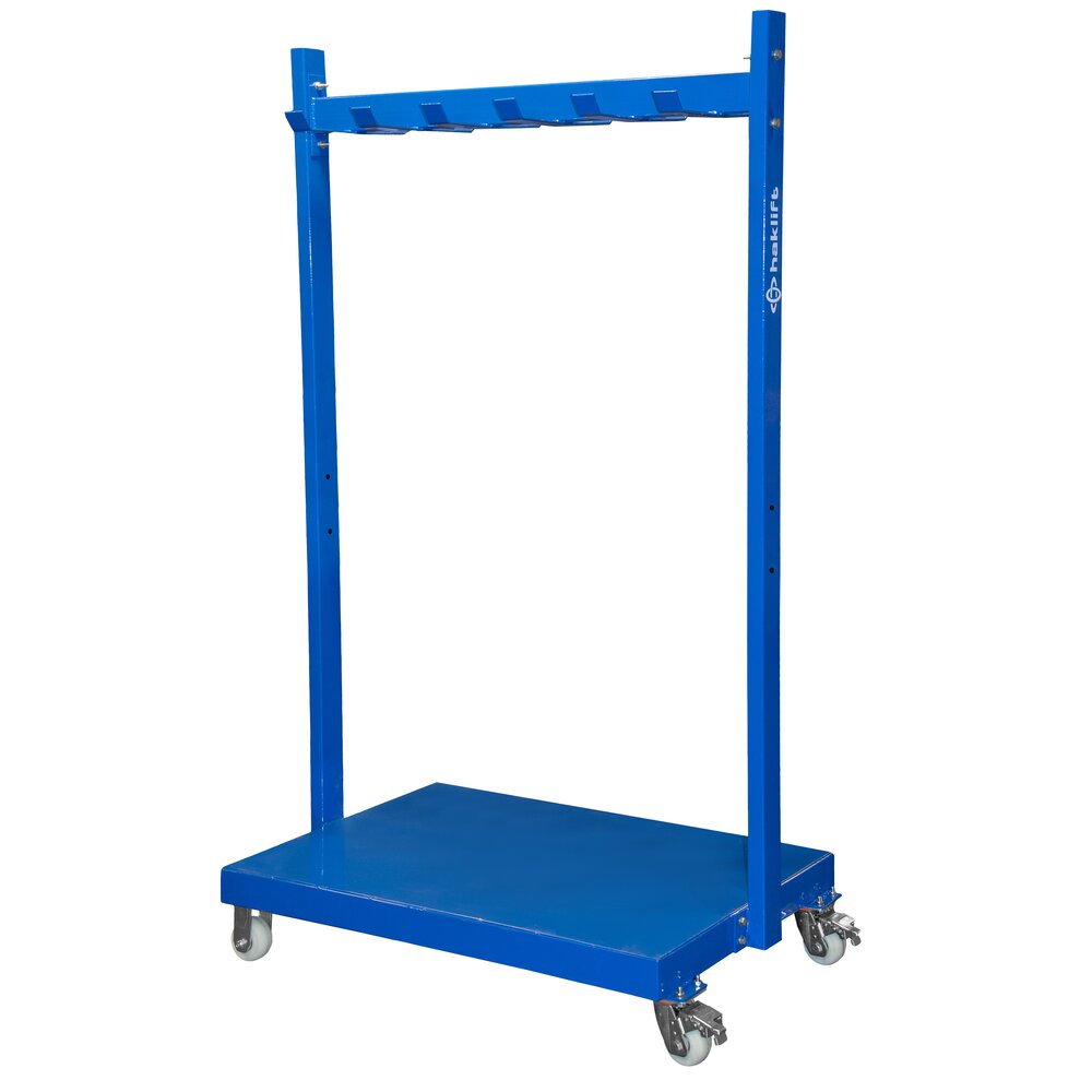 Storage rack for lifting equipment