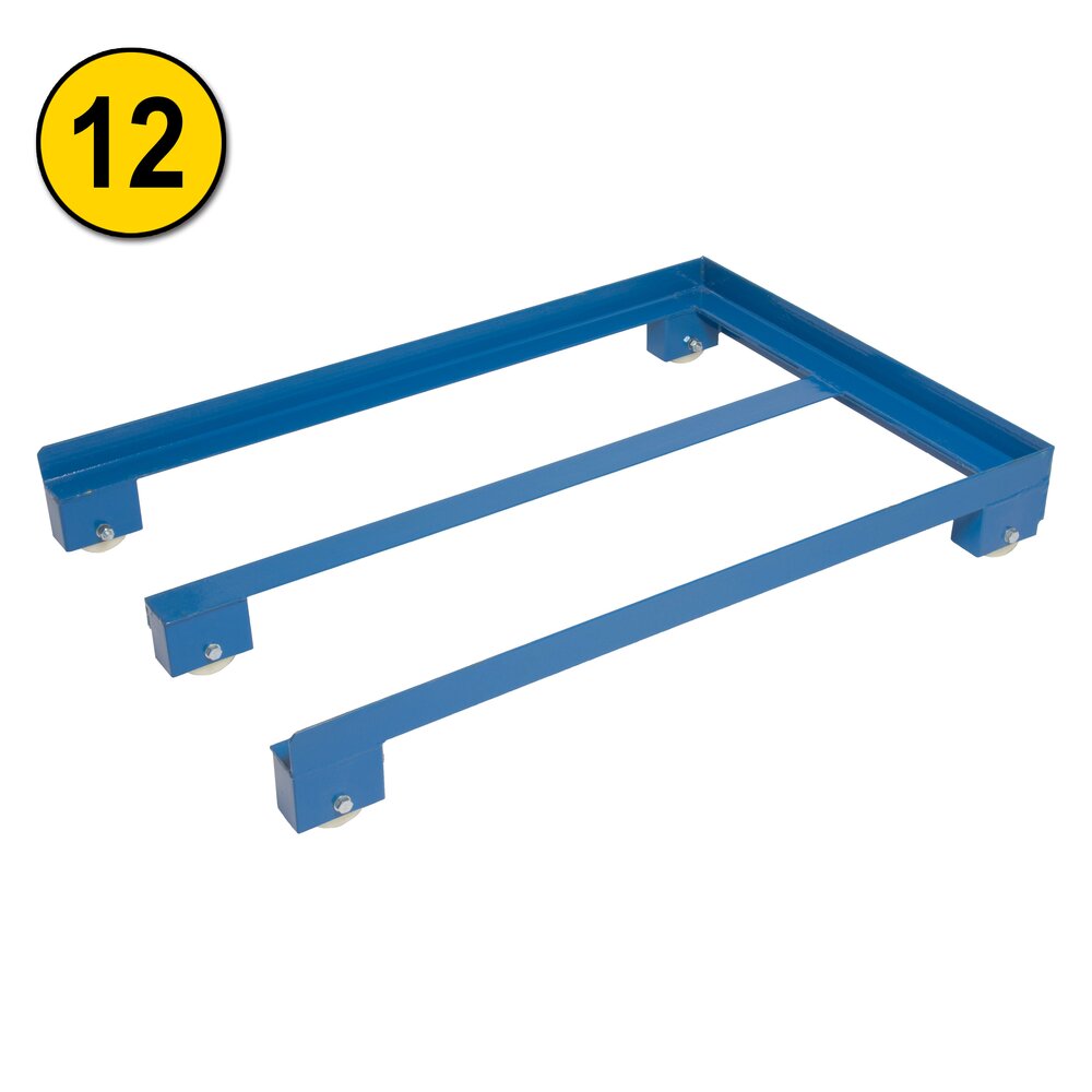 Mobile drawer for floor euro pallet