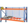 Rear protection net for pallet rack