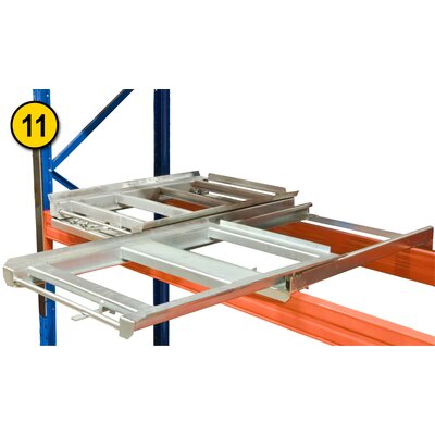 Mobile drawer euro pallet