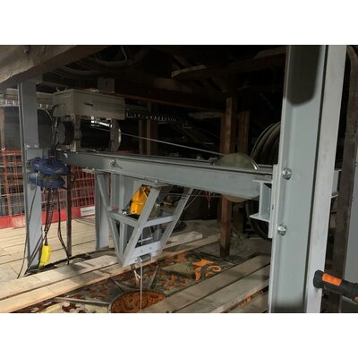 Electric winch TRBoxter in action 