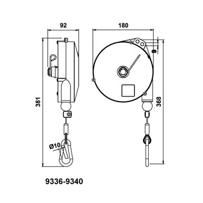 Työkalukeventimet 1,0 - 14 kg