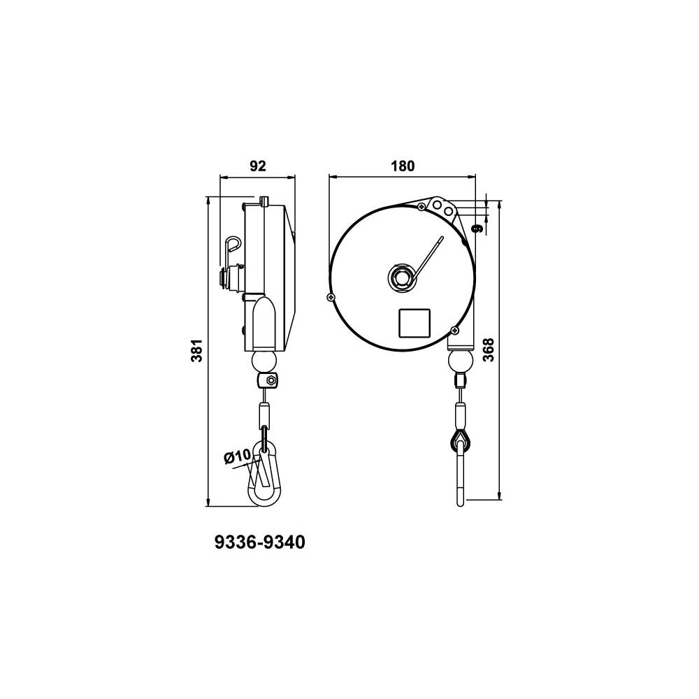 Työkalukeventimet 1,0 - 14 kg