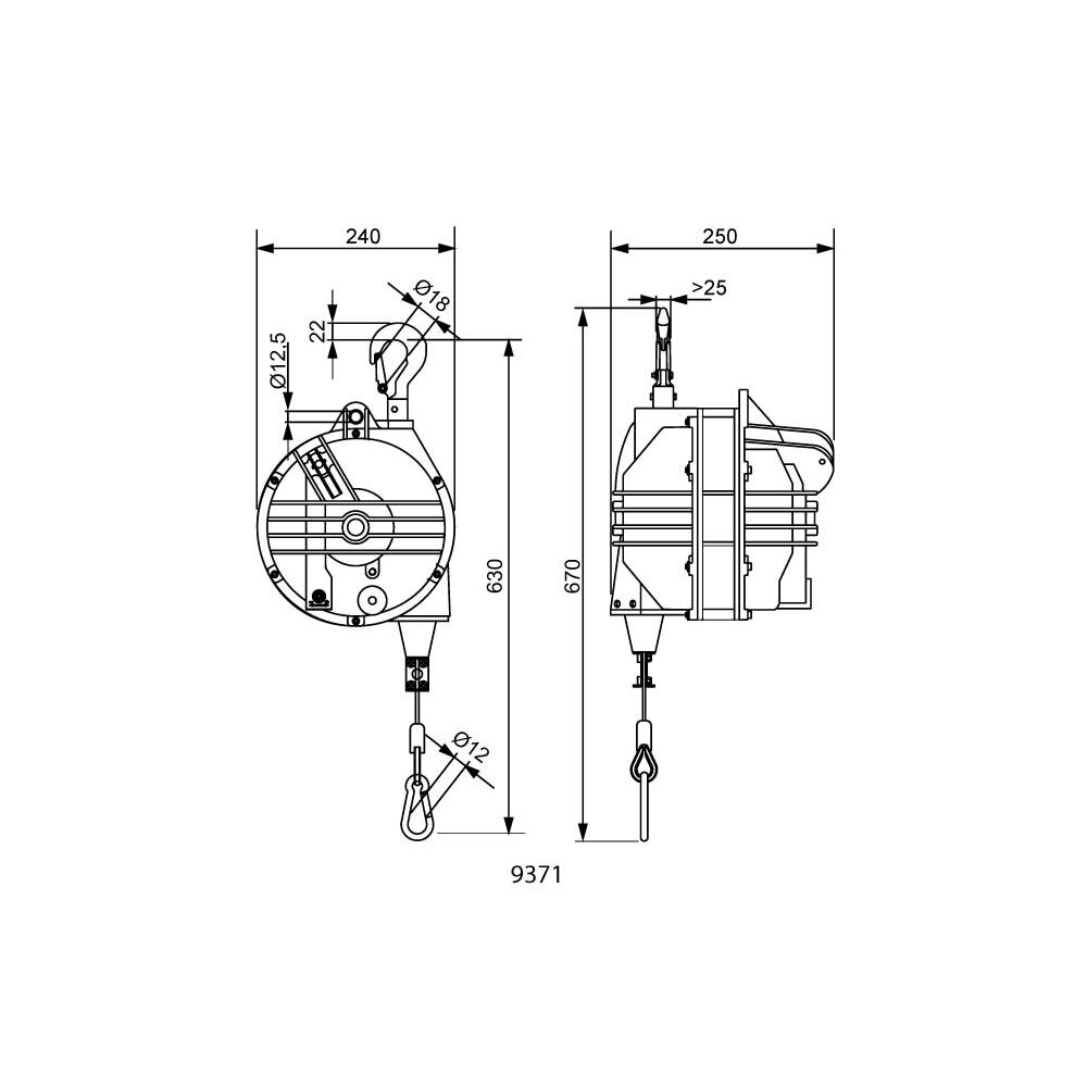 Työkalukeventimet 4,0 - 105 kg
